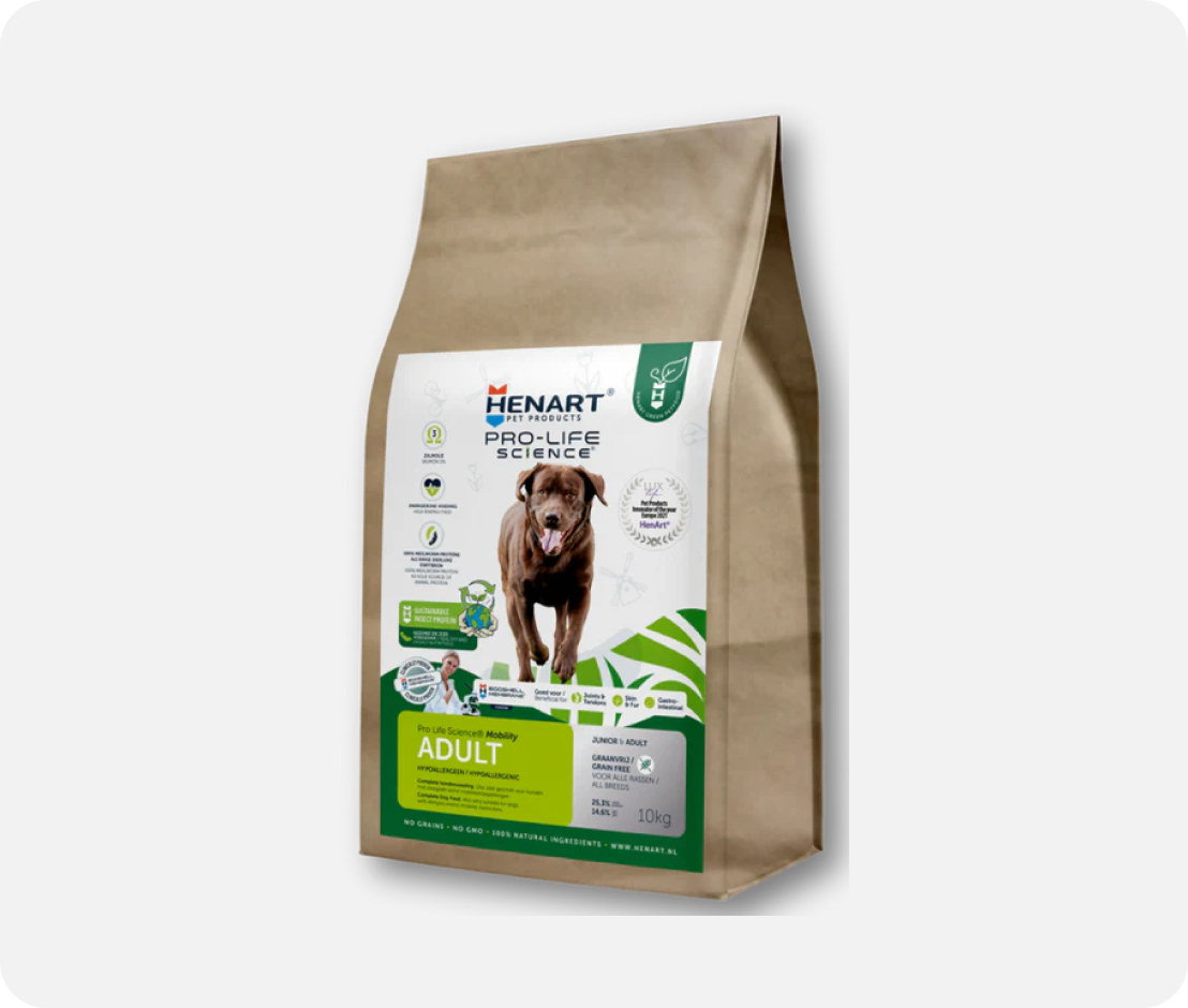 Insekten-Trockenfutter für Welpen & junge Hunde
