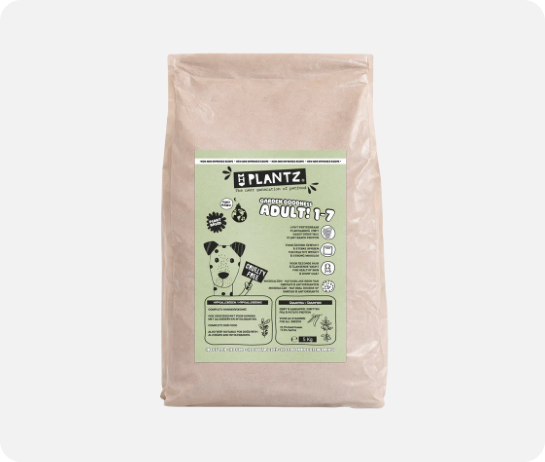 PLANTZ - Pflanzenbasiertes Trockenfutter | Junior + Adult