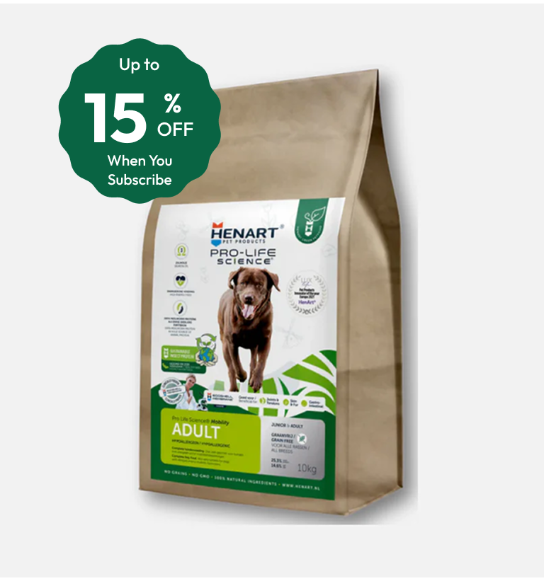 Insect dry food for adult dogs