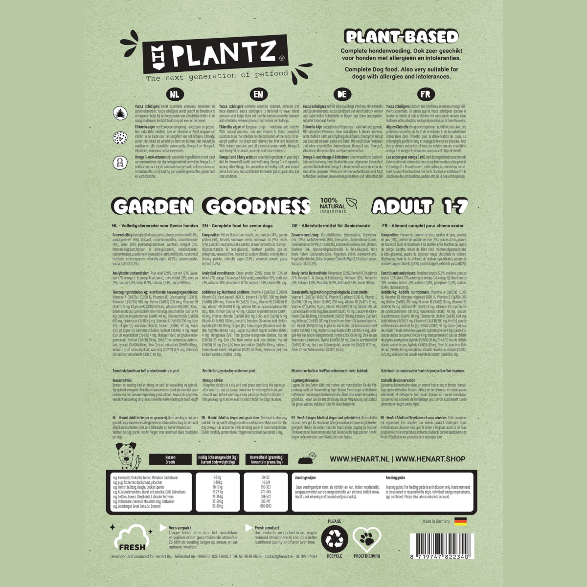 PLANTZ - Droogvoer op plantenbasis | Junior & Adult