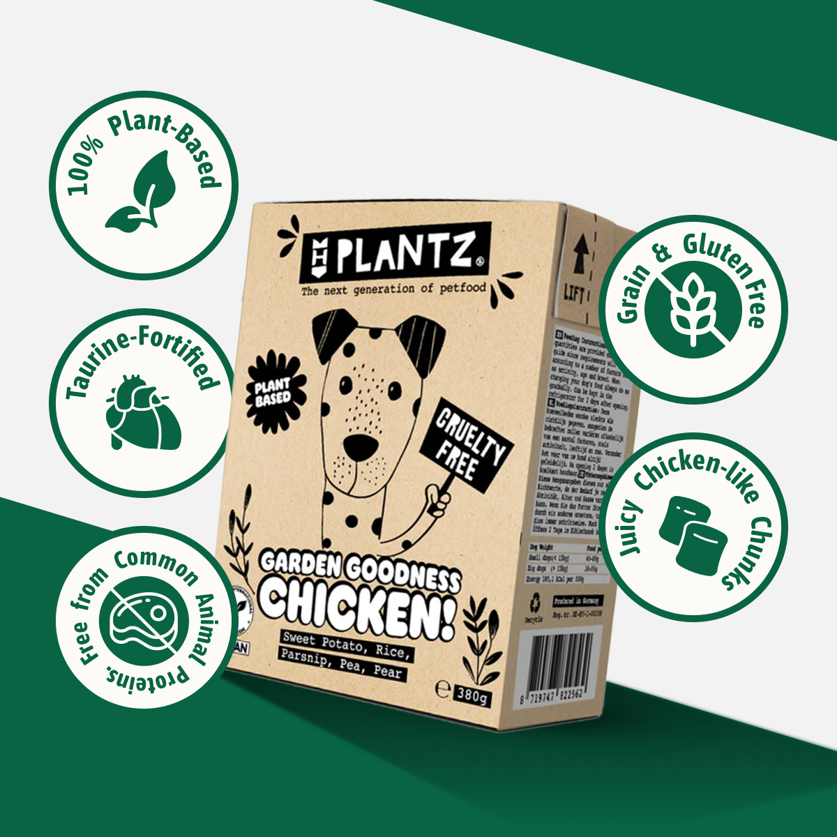 PLANTZ Kip – natvoer voor honden