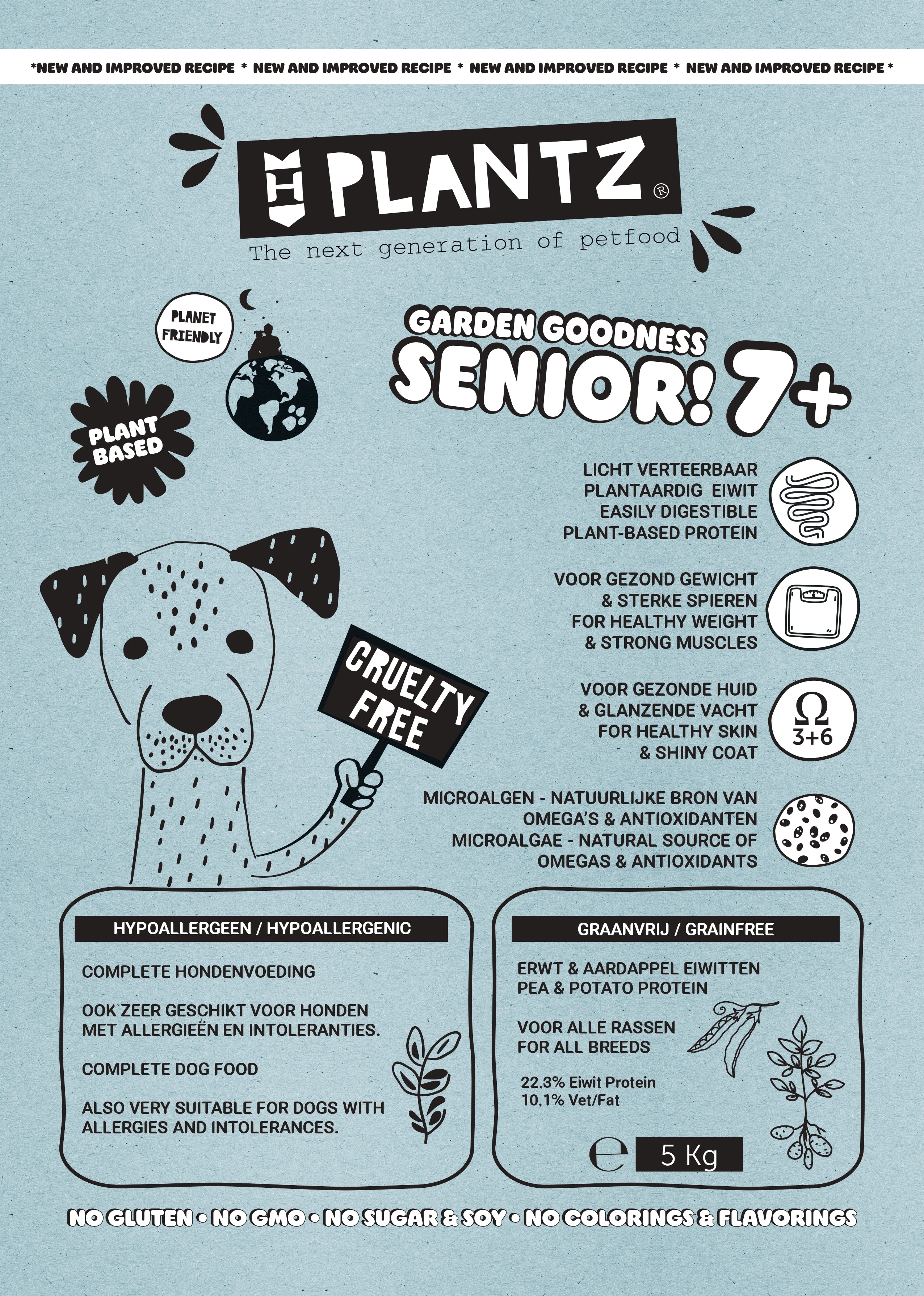 PLANTZ - Pflanzenbasiertes Trockenfutter | Senior