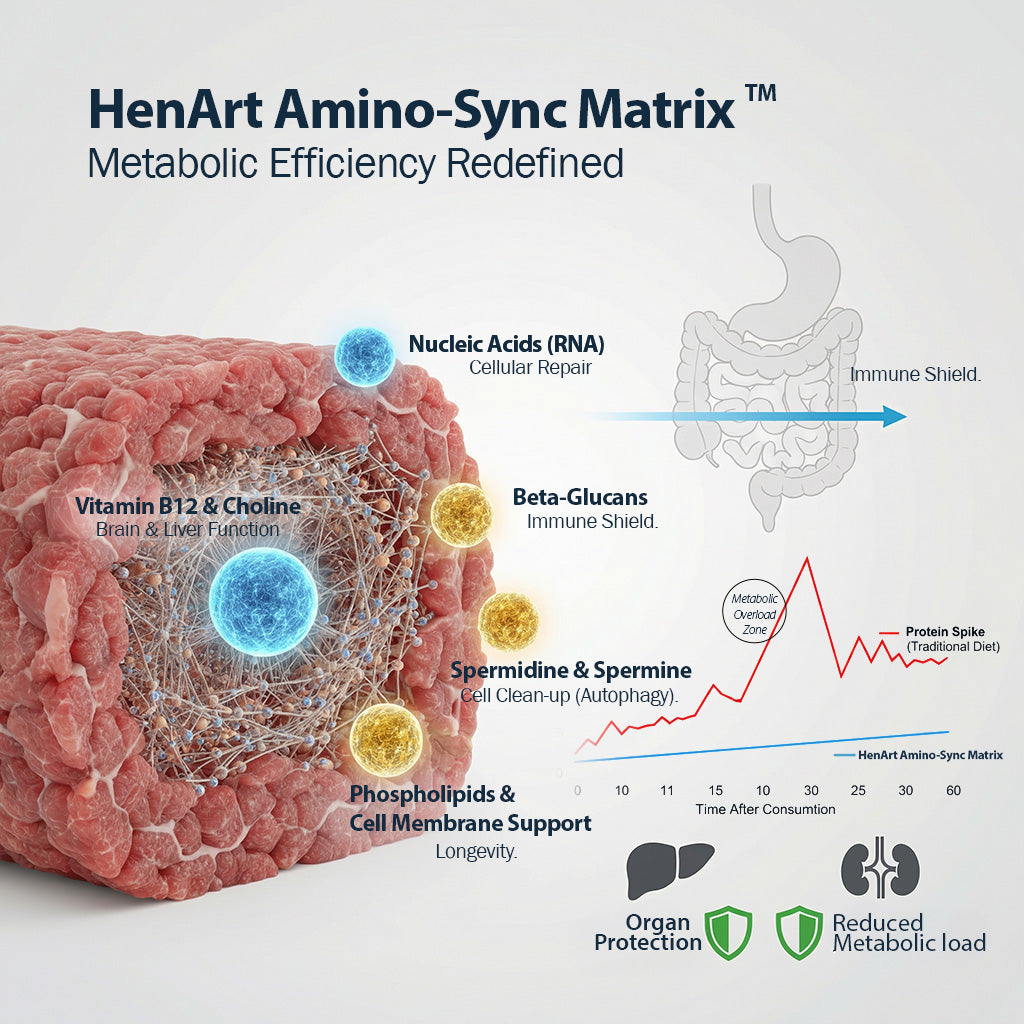 HenArt Amino-Sync Matrix™ natvoer