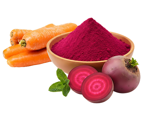 Karotten- und Rote-Bete-Pulver