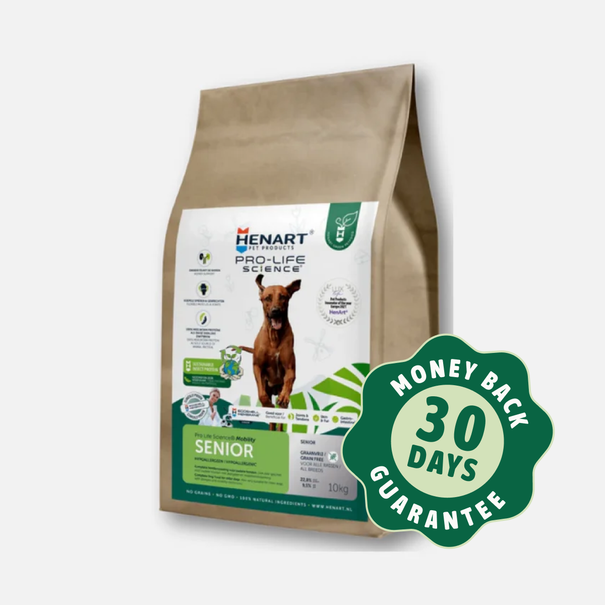 Insectendroogvoer voor oudere honden