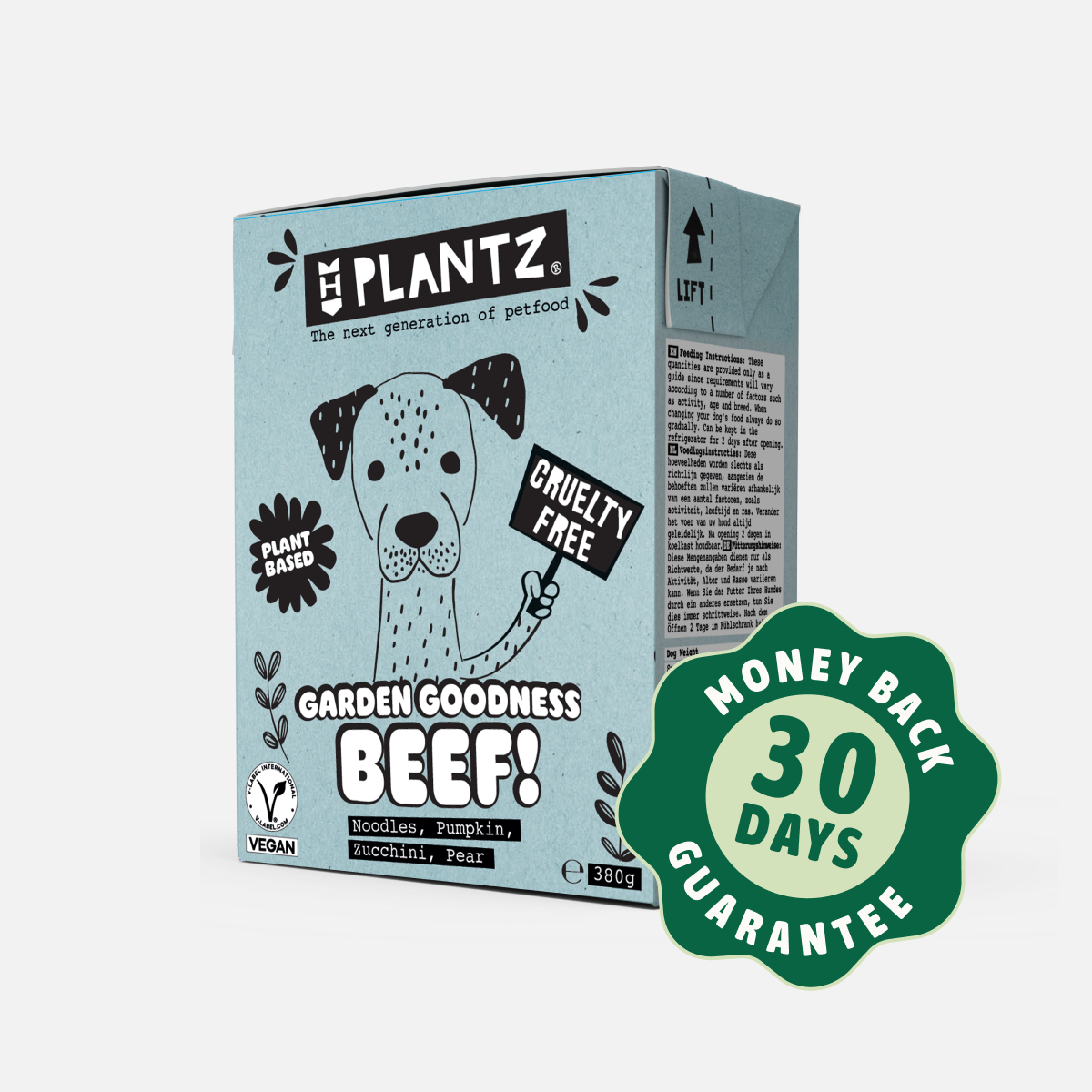 PLANTZ Beef – natvoer voor honden