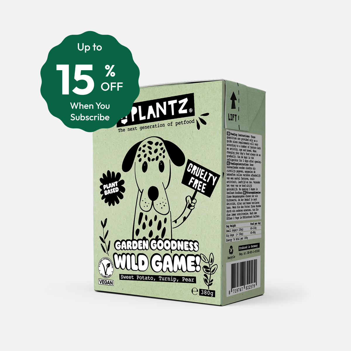PLANTZ Wild – natvoer voor honden