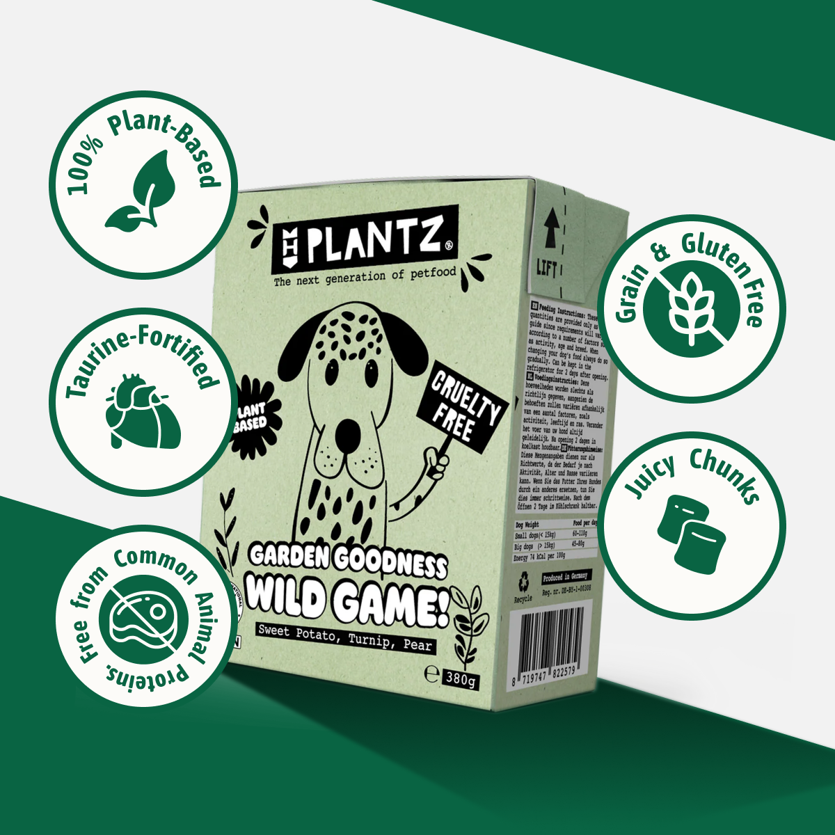 PLANTZ Wild – natvoer voor honden