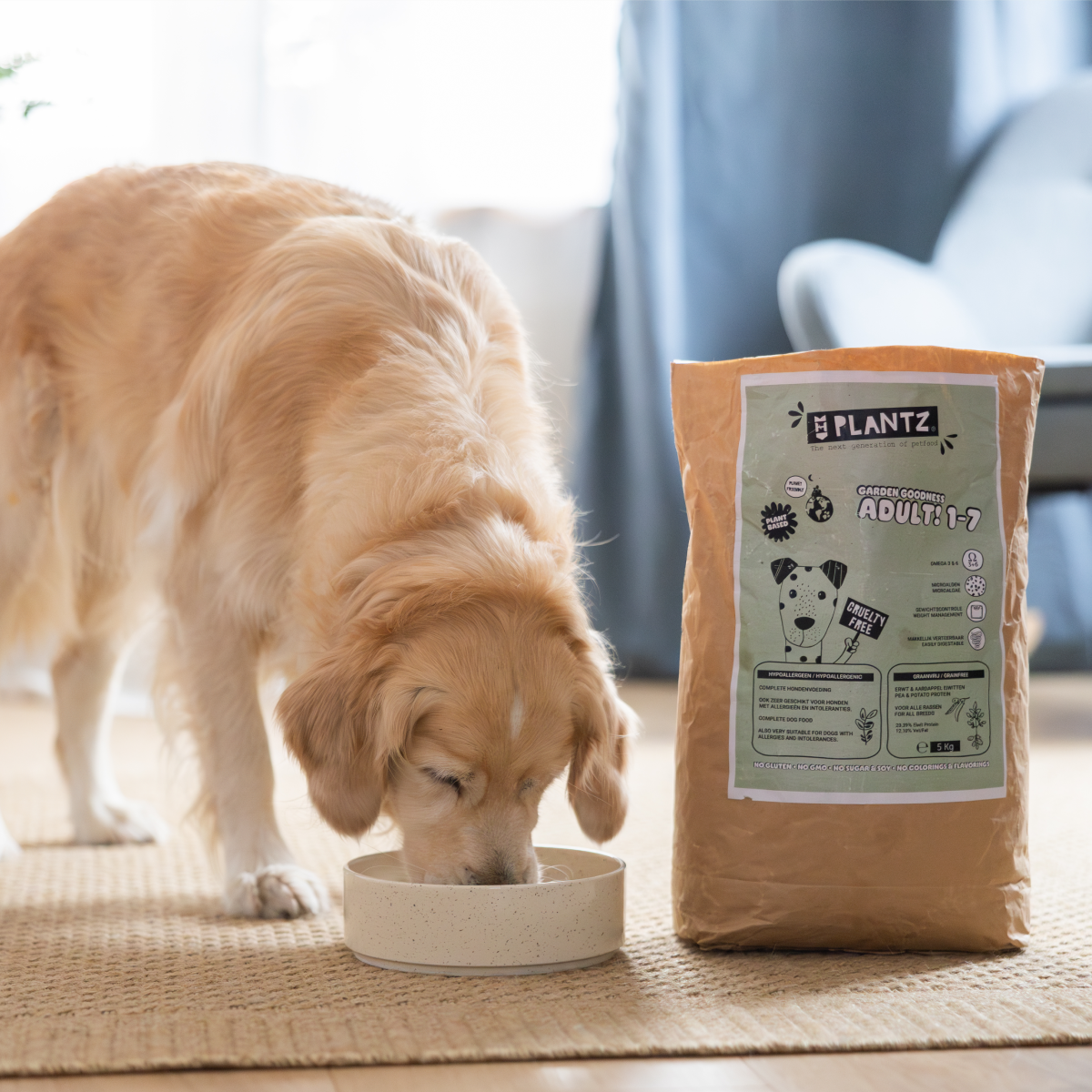Plant-based dry food with yucca extract | Junior & Adult