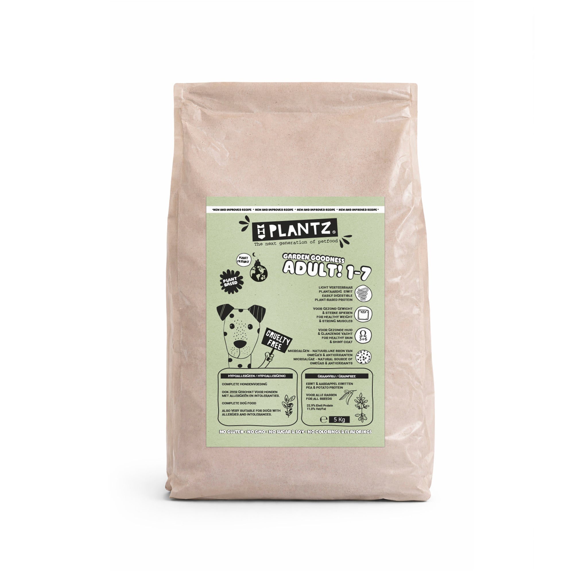 PLANTZ - Pflanzenbasiertes Trockenfutter | Junior & Adult